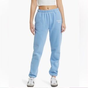 The Mayfair Group Empathy Always Women's Blue Joggers M/L Like New